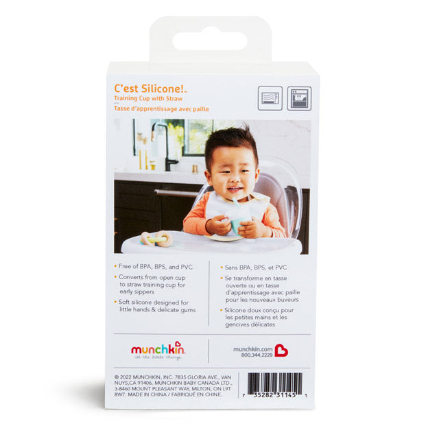 C’est Silicone!™ Training Cup with Straw, 4oz