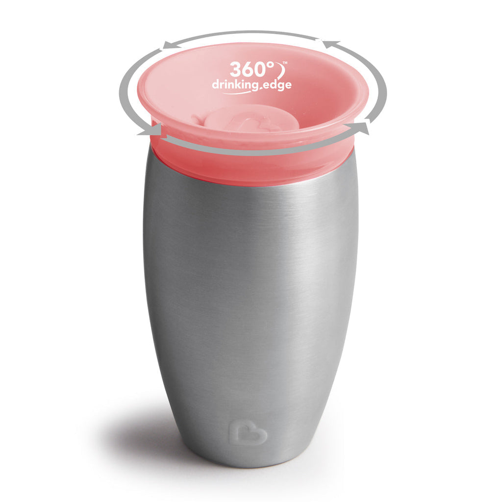 Miracle® 360° Stainless Steel Sippy Cup, 10oz